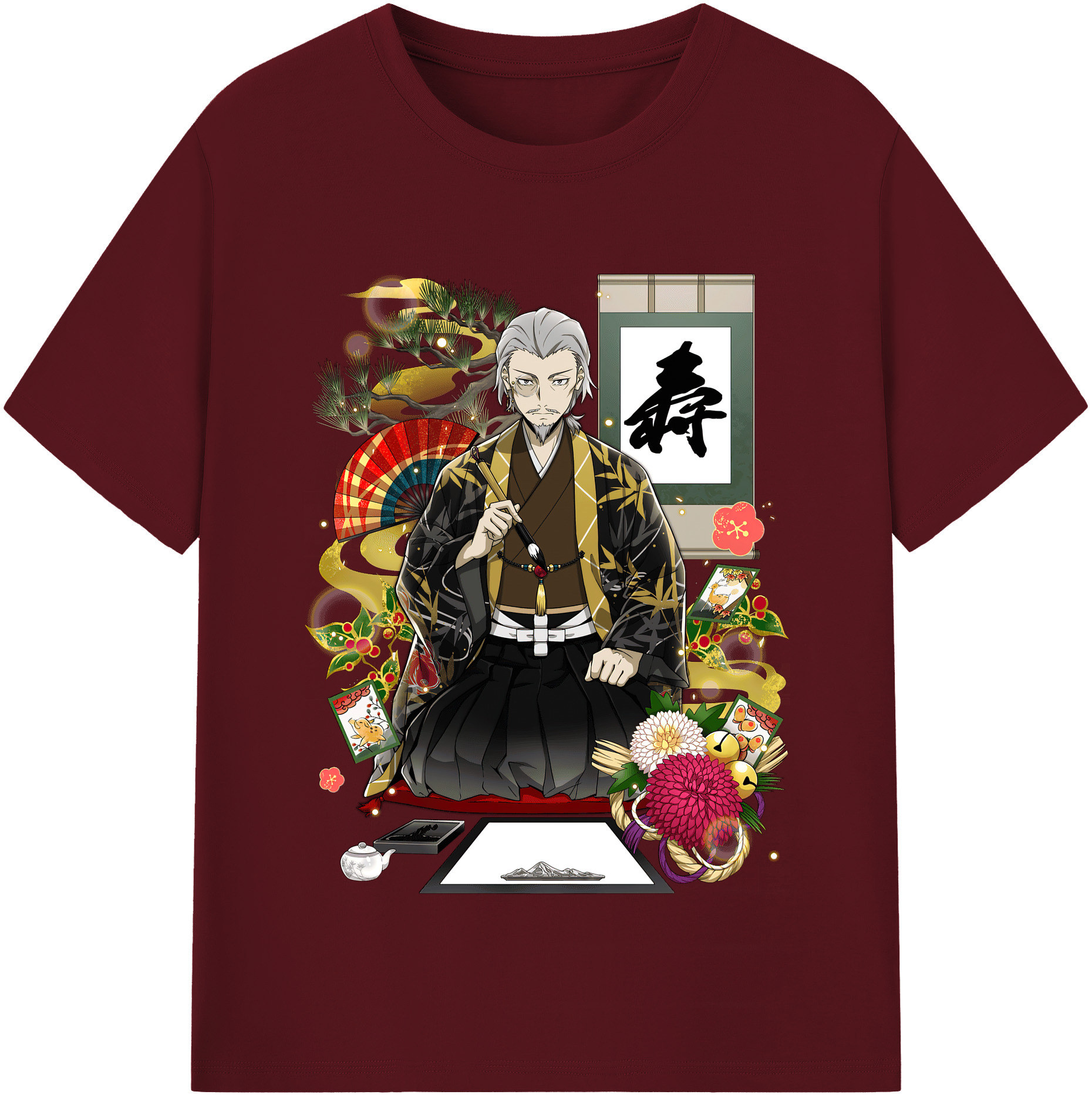 （画像用） 文豪ストレイドッグス Bungo Stray Dogs 綿100％半袖Tシャツ（フロントプリント）
